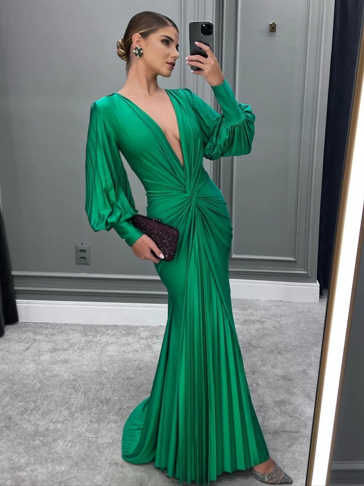Emerald Majesty Gown